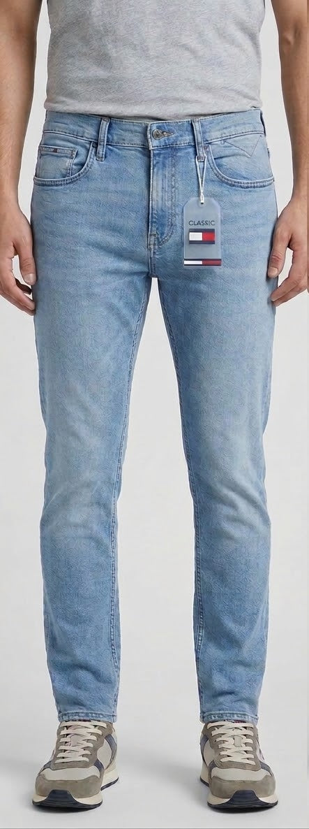 Tommy Hilfiger Austin Slim Tapered Denim Jeans - Light Blue