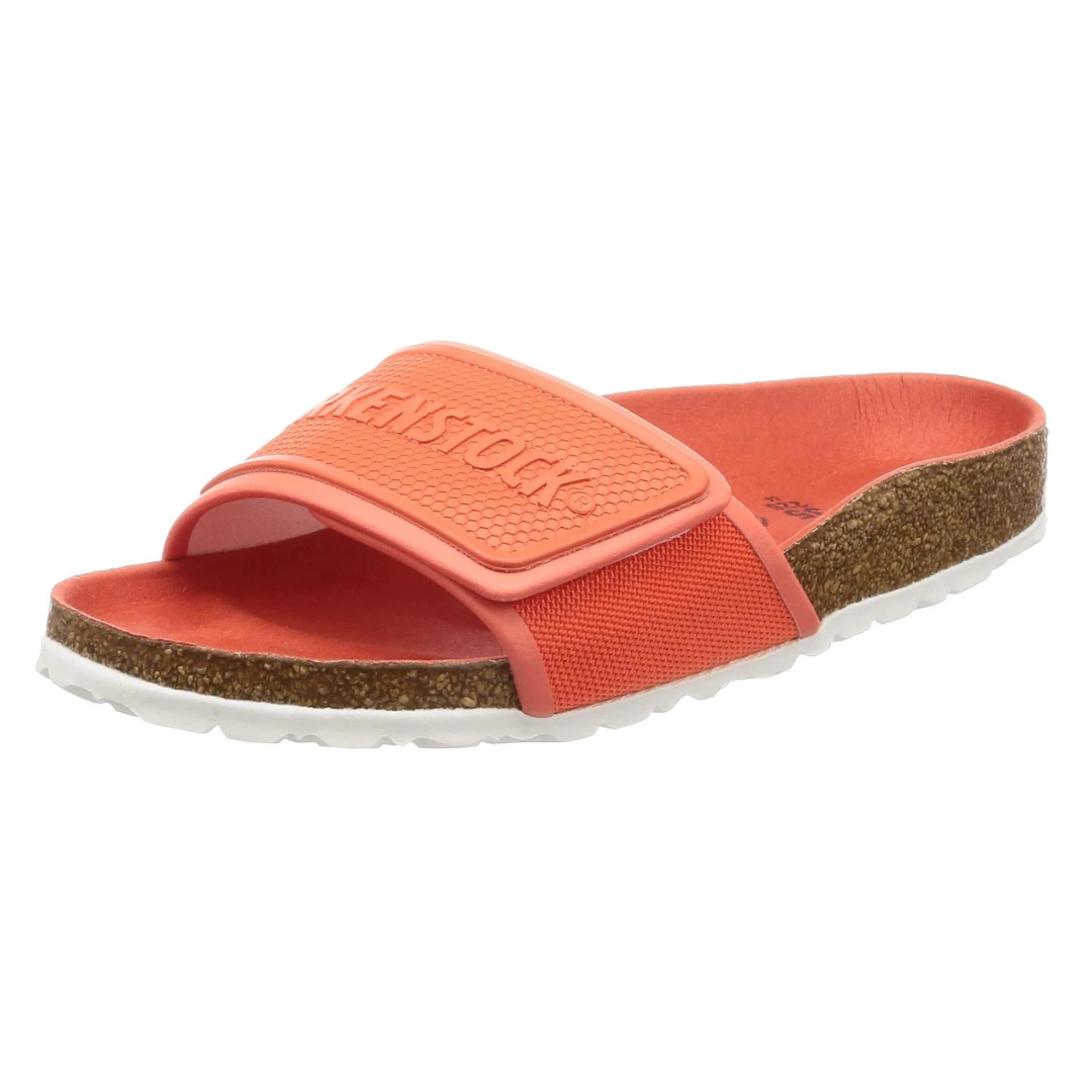 Birkenstock Narrow Wine Fit Sliders With Branding ( Without Box )
