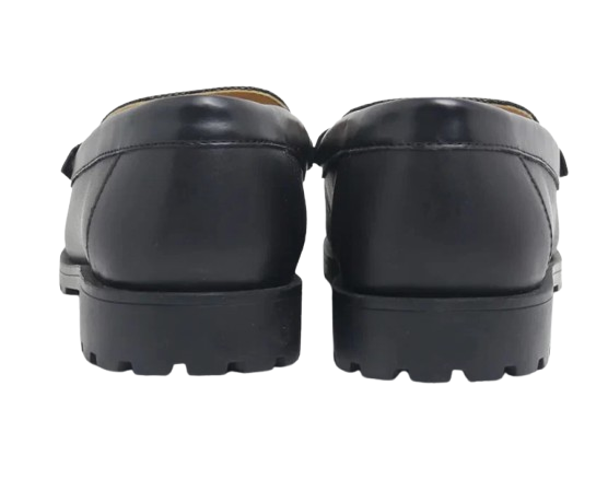 Coach Jocelyn Leather Loafer Black Patterned Design