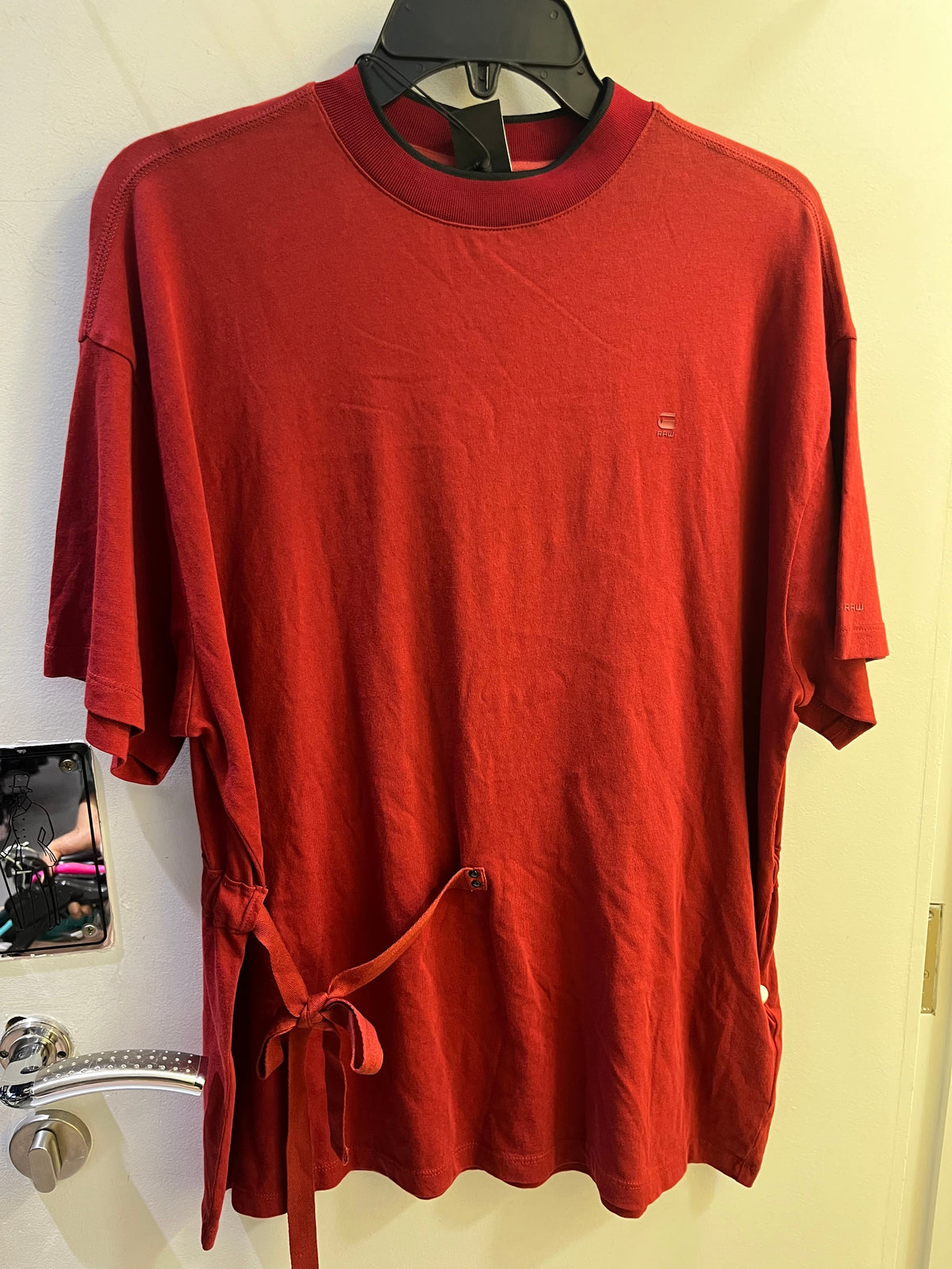 G-Star Loose Dry Red Color Women'S T-Shirt