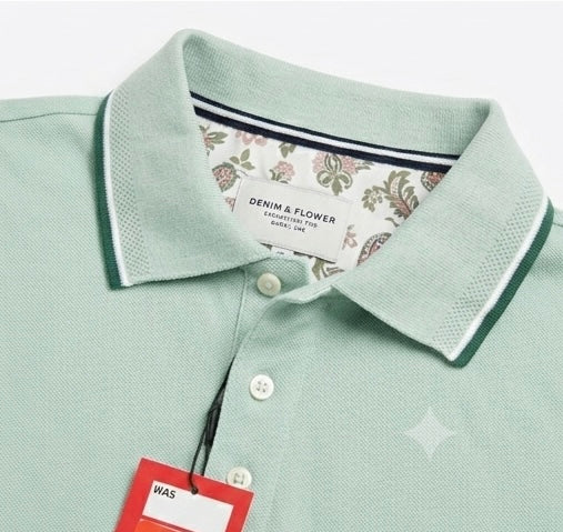 Men'S Mint Green Polo T-Shirt