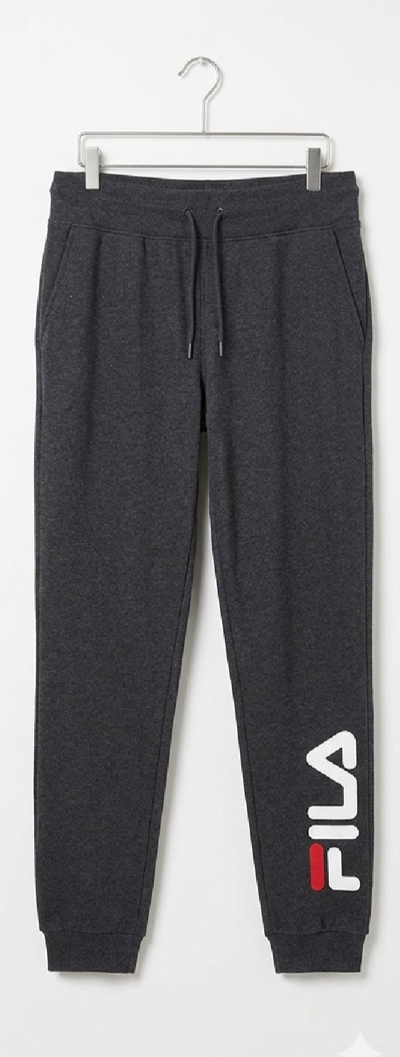 Black Joggers With Fila Logo Womens