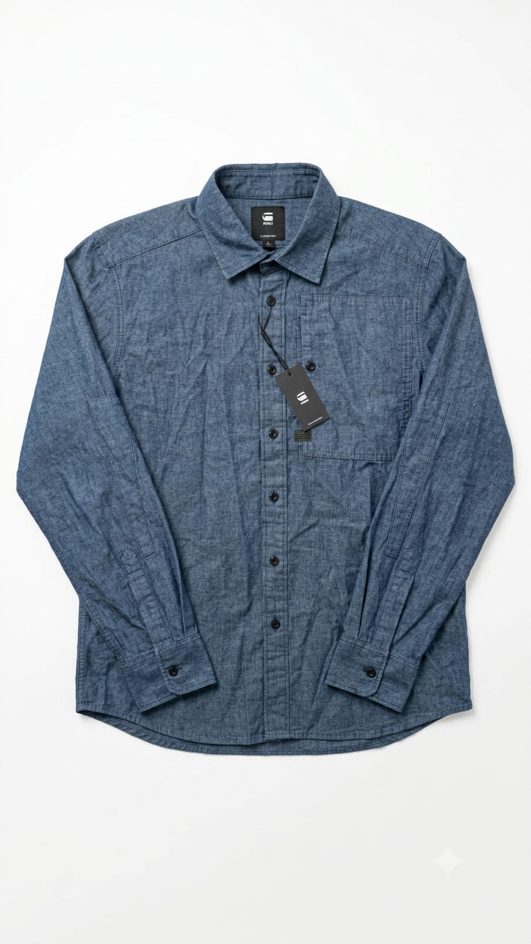 G-Star RAW Hiroto Chambray Shirt, H-A Stalt Straight
