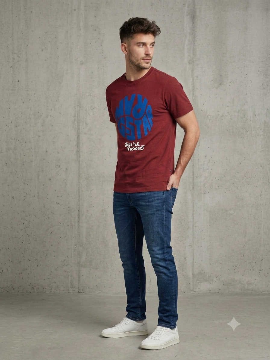 G-Star Rawjust Be Present T-Shirt – Red