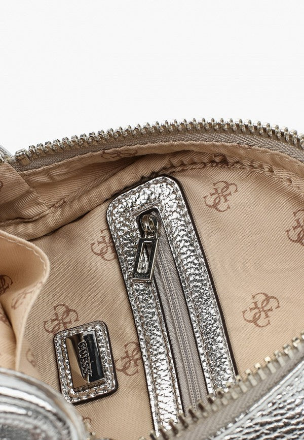 Guess Los Angeles Silver Mini Me Women Bag My745431