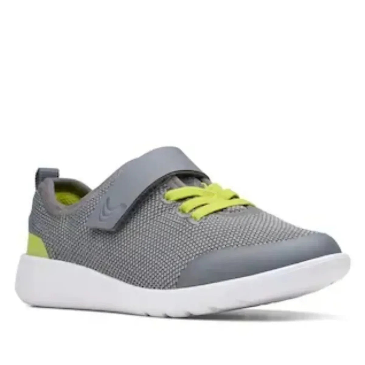 Clarks Kids Scape Track Youth Athletic Shoes - Ready For Action Gray Color