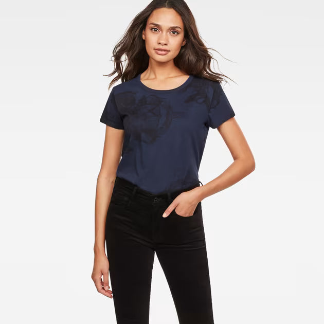 G-Star Raw Women'S Graphic T-Shirt - Dark Blue D11896-A922-6067