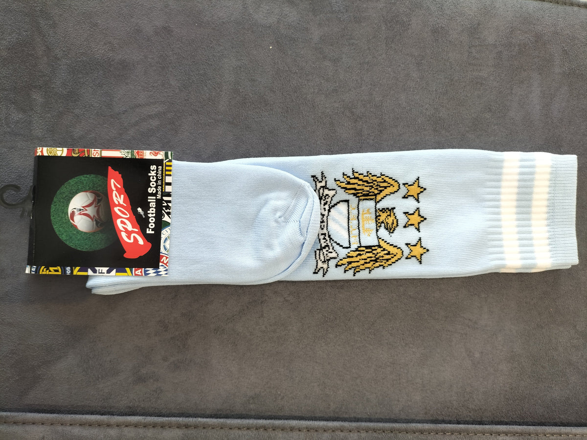 Football Team Socks Light Blue