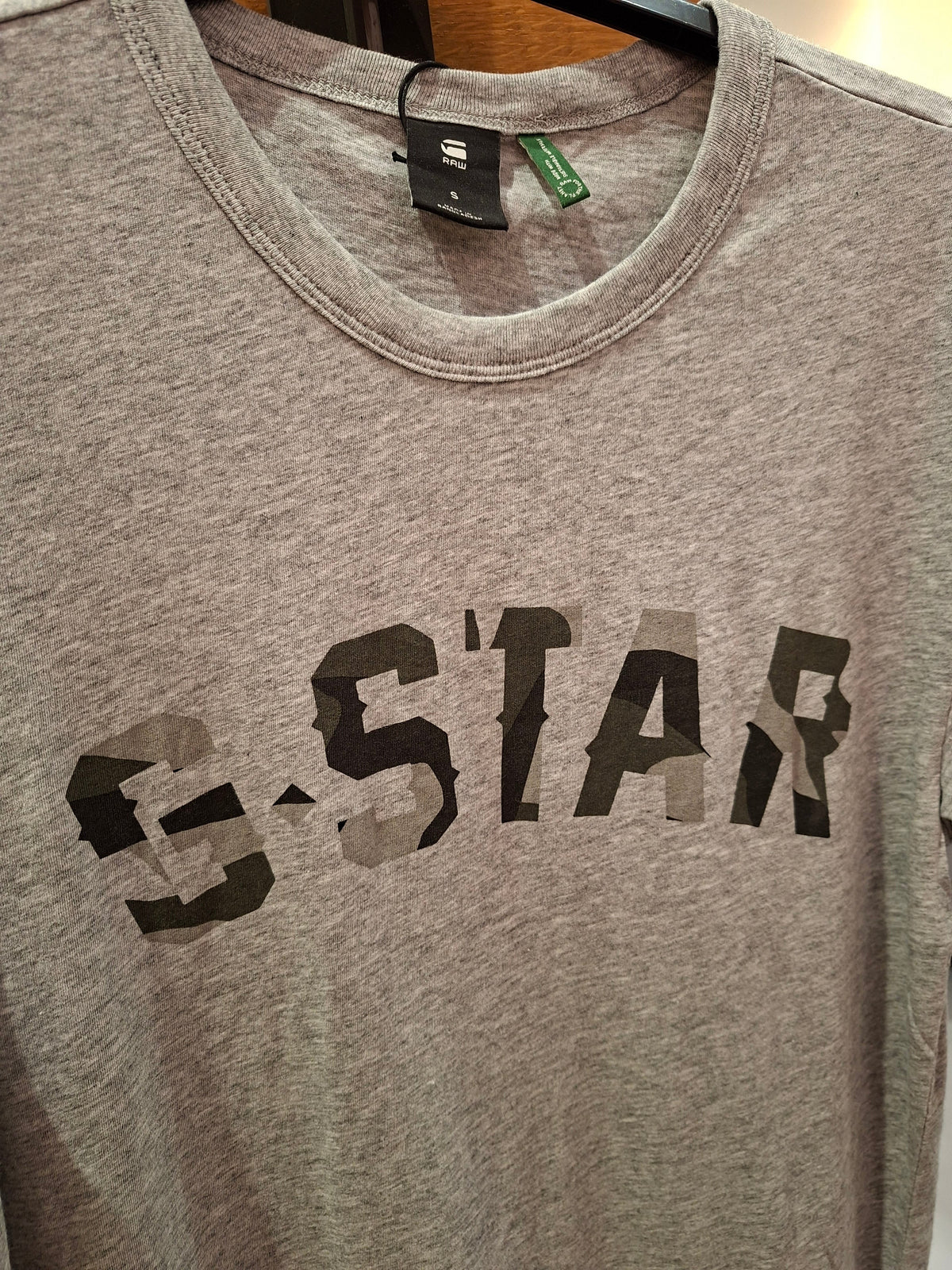 G-Star Raw Men'S Straight Graphic T-Shirt – Grey Heater