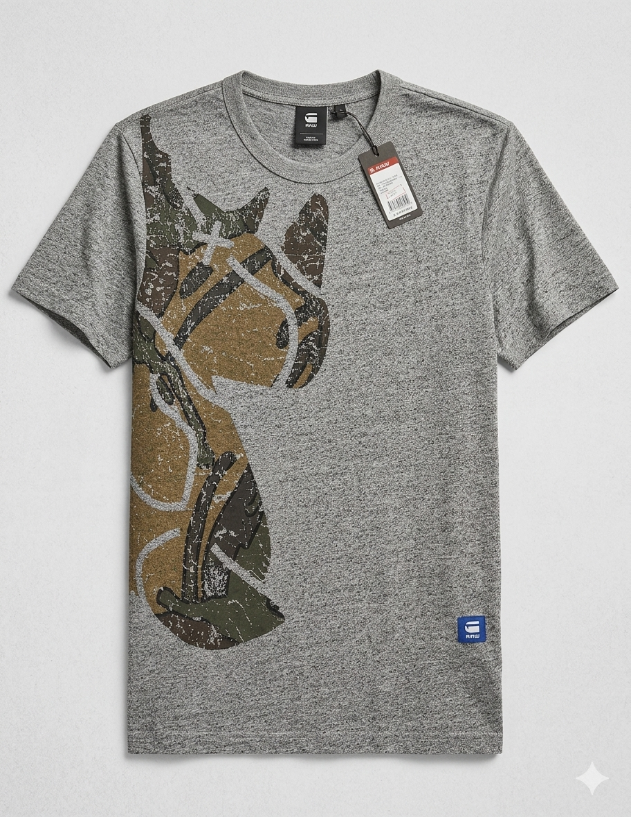 Men'S Graphic T-Shirt - Grey