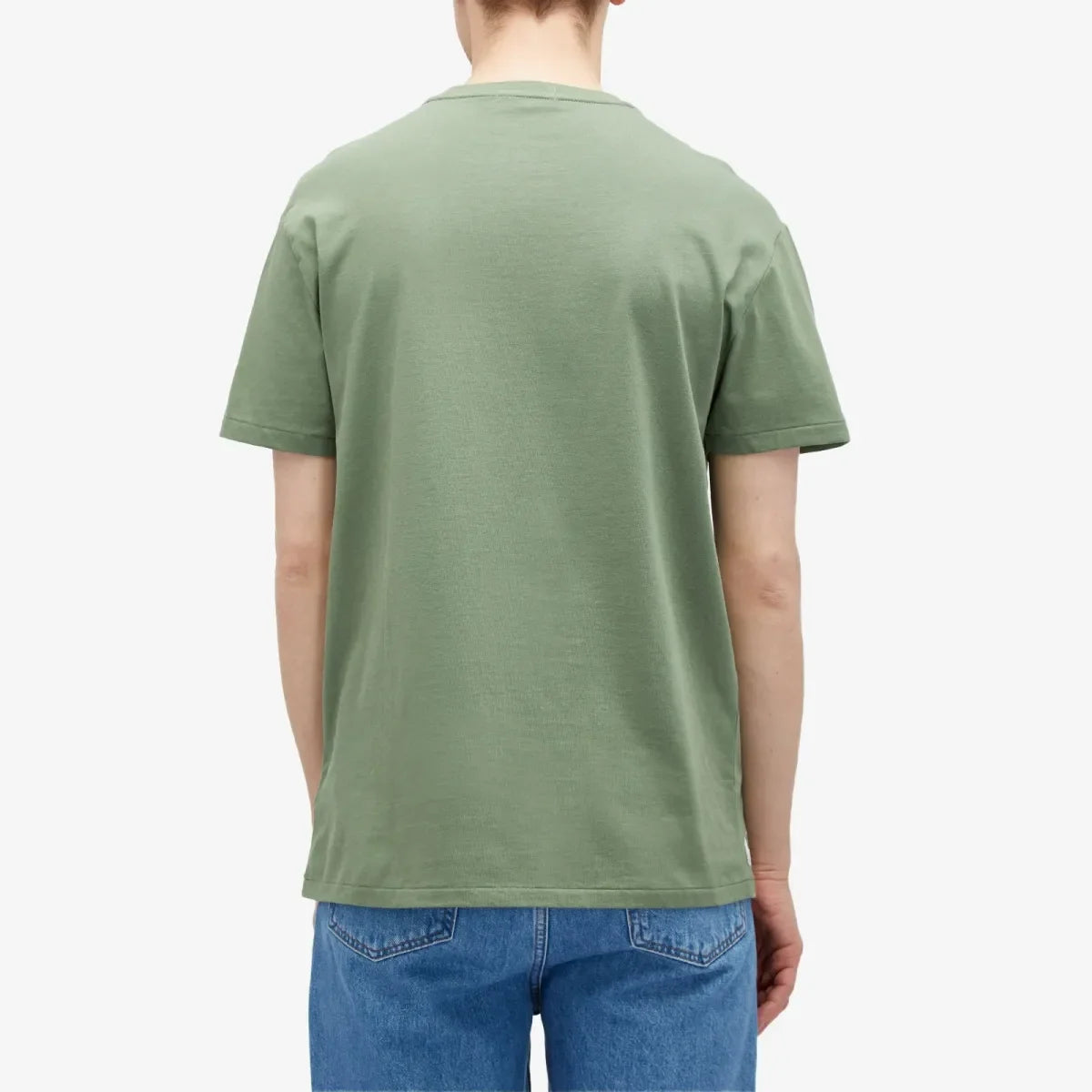 Polo Ralph Lauren Men'S T-Shirt Central Logo Classic Oversized Fit Mid Green