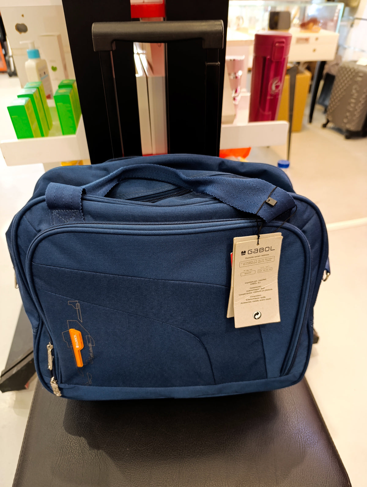 Gabol Week Eco 15.6" 2-Wheel Laptop Trolley - Blue