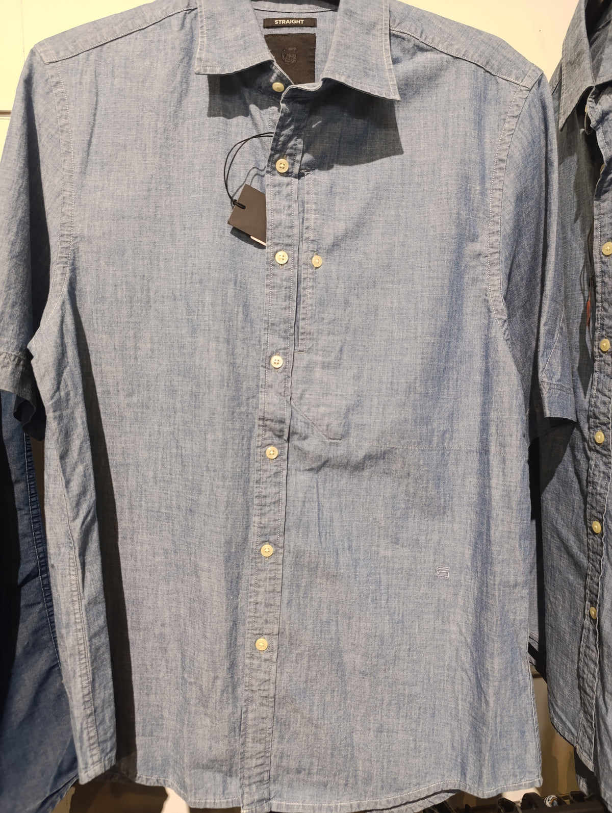 G-Star Raw Lt Wt Kann Chambray Shirt Men - Bristum Straight
