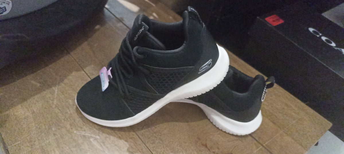 Skechers Memory Foam Ladies Shoes Black (Open Box)