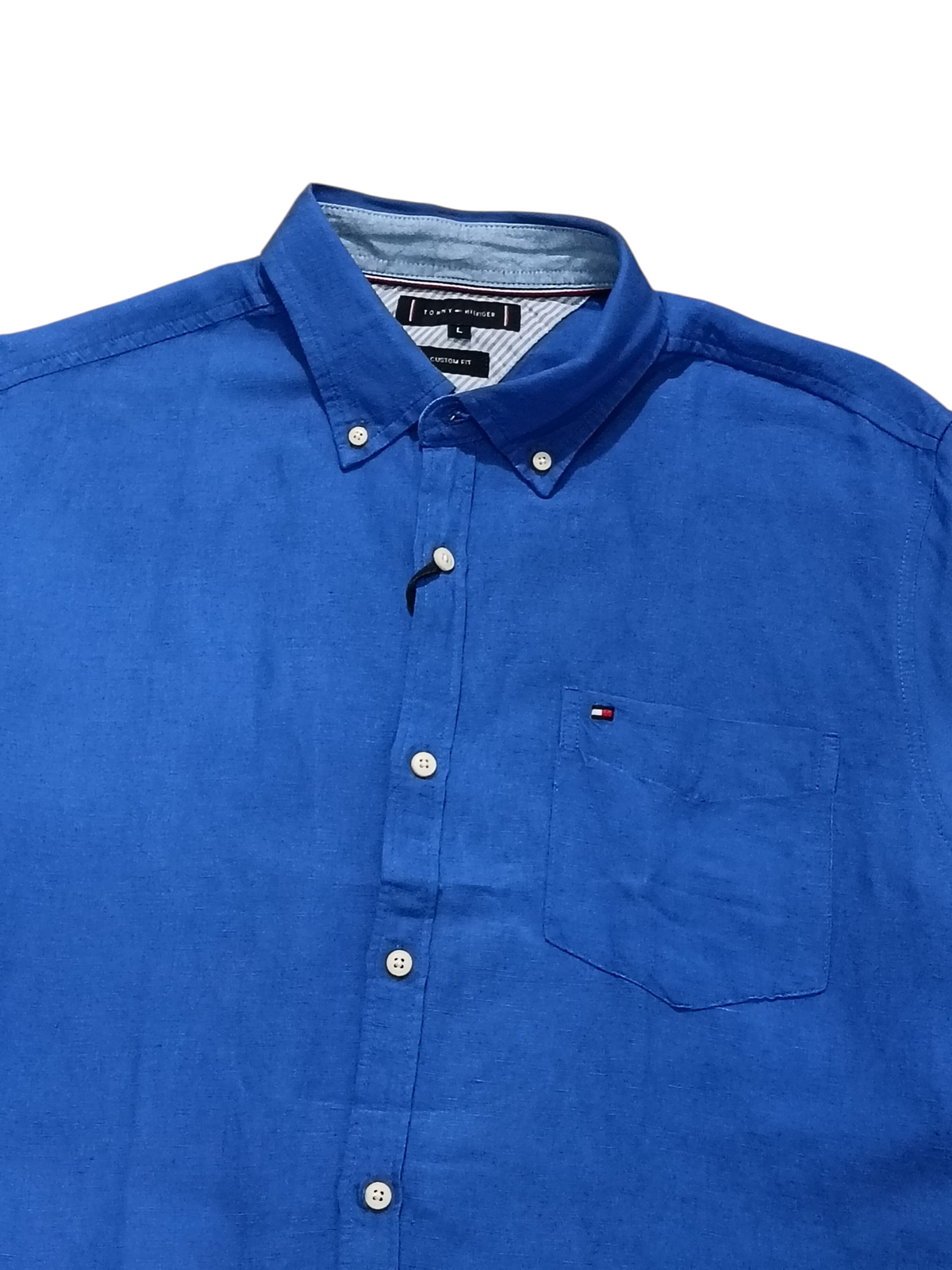 Tommy Hilfiger Custom Fit Blue Shirt