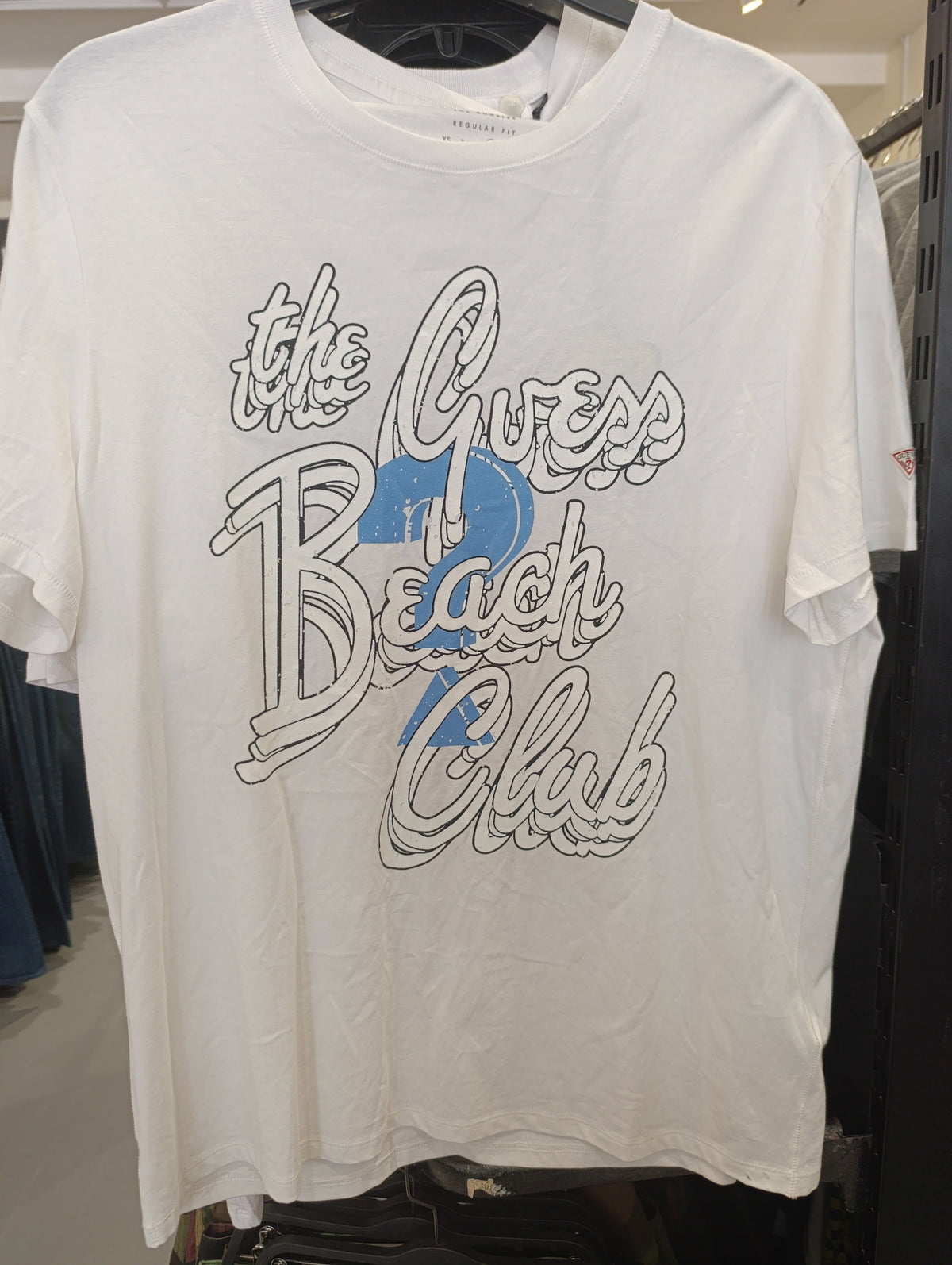 Guess The Beach Club Men'S T-Shirt White