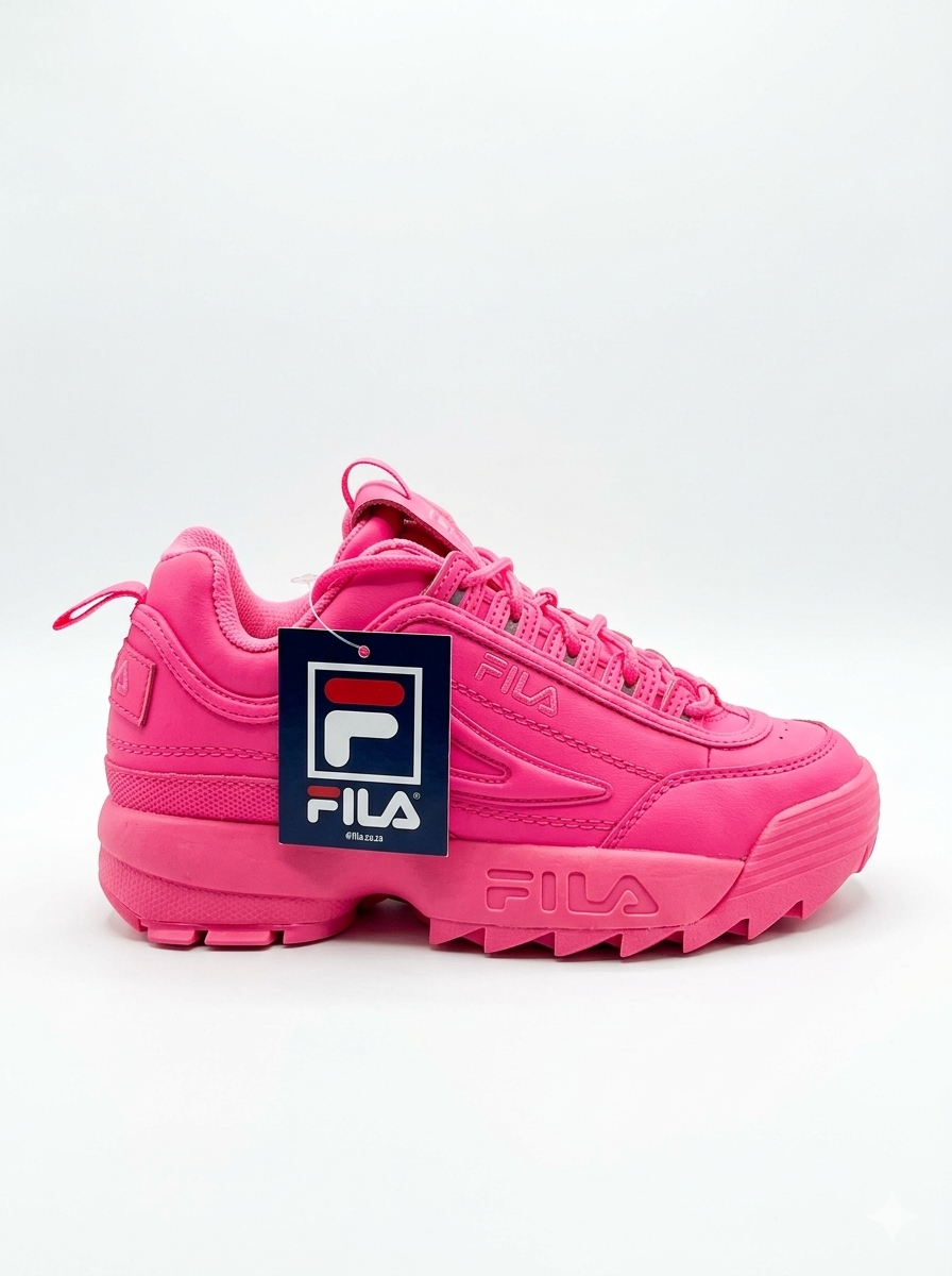 Fila Disruptor Ii Premium 'Super Pink' Kids Shoes