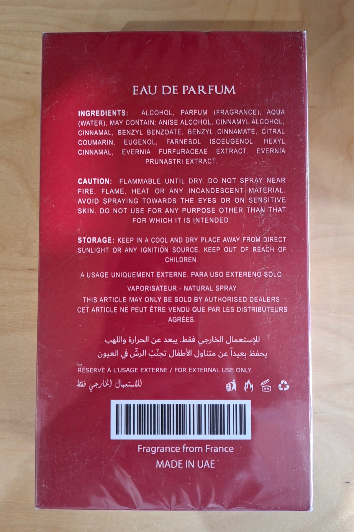 Maidaan Mr20 - Eau De Parfum For Men (Red)