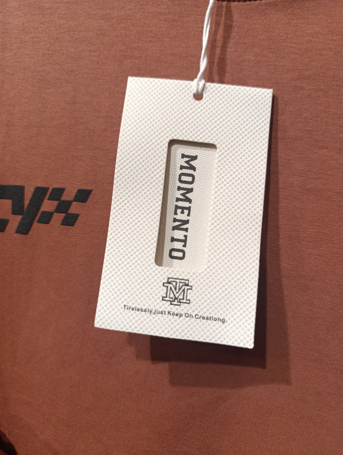 Momento Men'S "Power" Color-Block Graphic T-Shirt