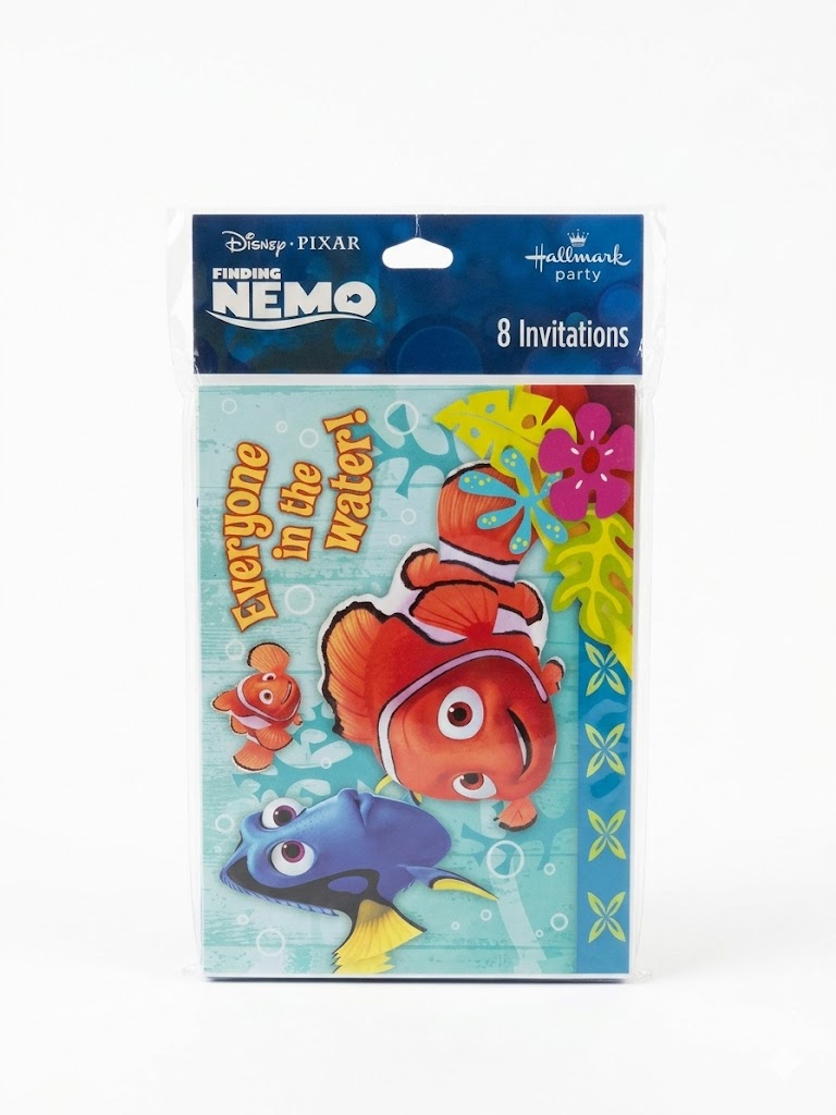 Hallmark Finding Nemo 8-pack party invitations