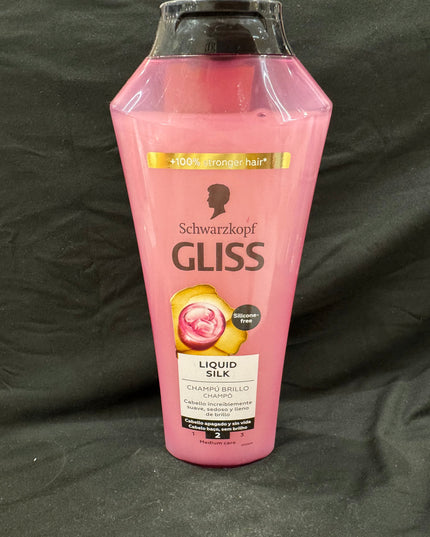 Gliss Liquid Silk Shampoo Shampoo for Shiny Hair - Moisturizing Shampoo 400 mle