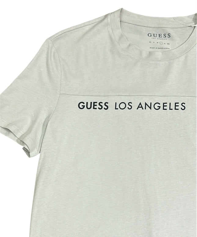 Guess Los Angeles Men’s Beige Cotton T-Shirt