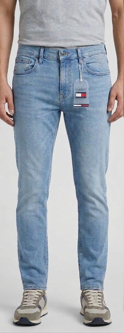 Tommy Hilfiger Austin Slim Tapered Denim Jeans - Light Blue