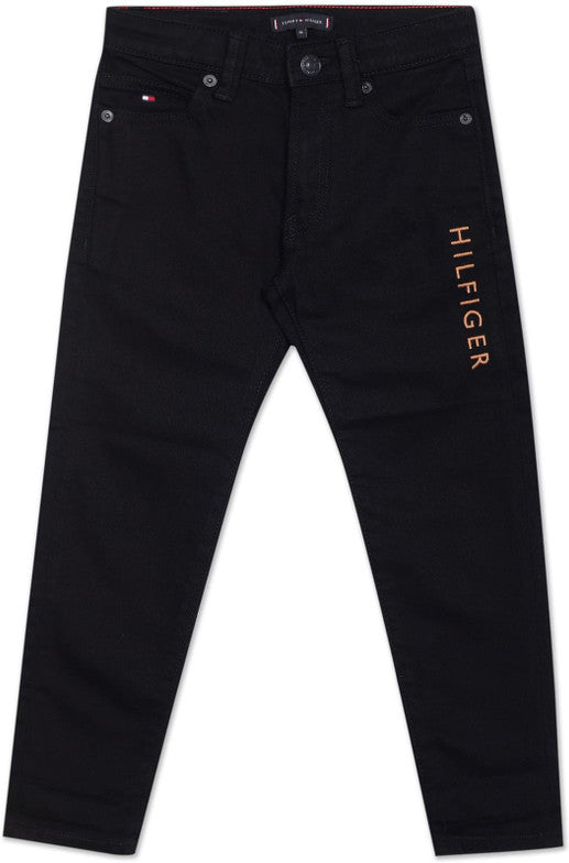 Clearance of Tommy Hilfiger Jeans – Boys Regular Fit Black Jeans