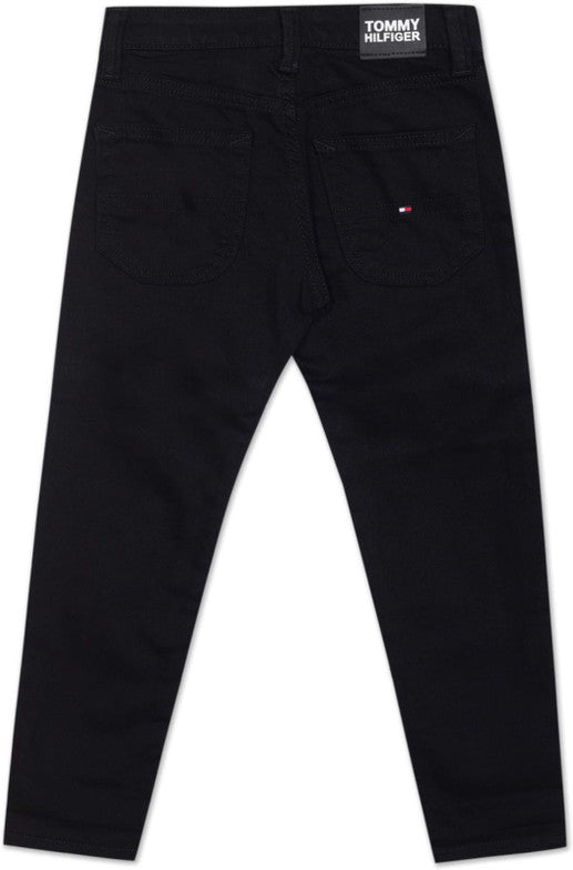Tommy Hilfiger Boys Regular Fit Black Jeans