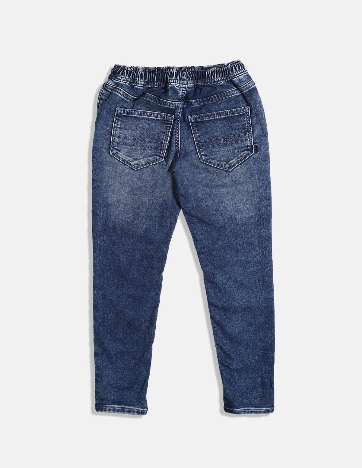 Tommy Hilfiger kids Dark Blue Washed Drawstring Jeans