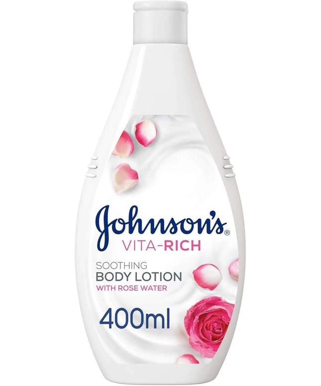 Johnson’s Vita-Rich Soothing Body Lotion With Rose Water 400ml