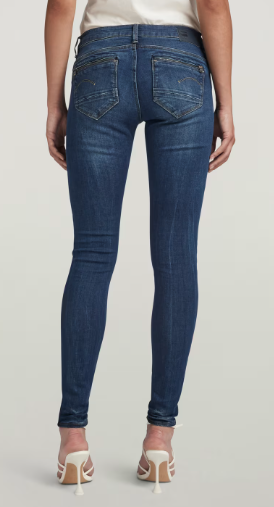 G-Star RAW Midge Zip Mid-Waist Skinny Jeans