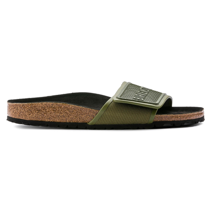 Birkenstock Tema Slide Green Microfiber Sandal ( Without Box )