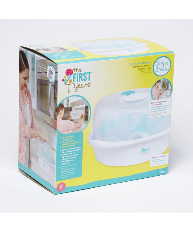 The First Years Microwave Sterilizer – Quick & Easy Sterilizing for Baby Bottles, Pacifiers & More