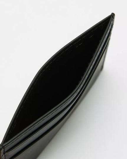 Duchini Black Genuine Leather Card Holder