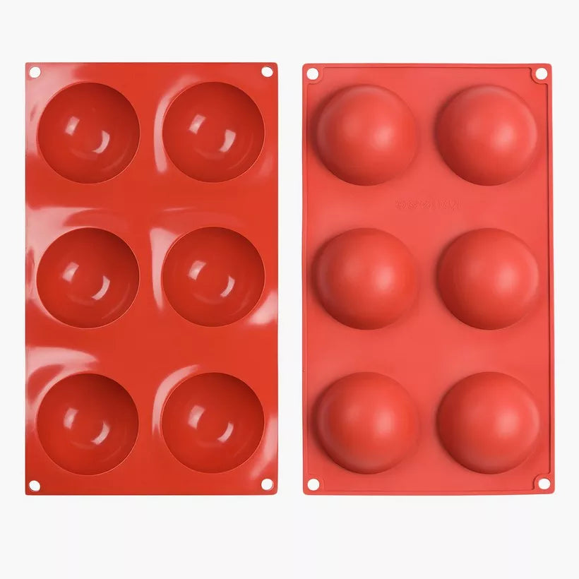 Insiya Set Of 2 6 Hole Silicone Mold Versatile Baking Crafting M insiya-set-of-2-6-hole-silicone-mold-versatile-baking-crafting-m