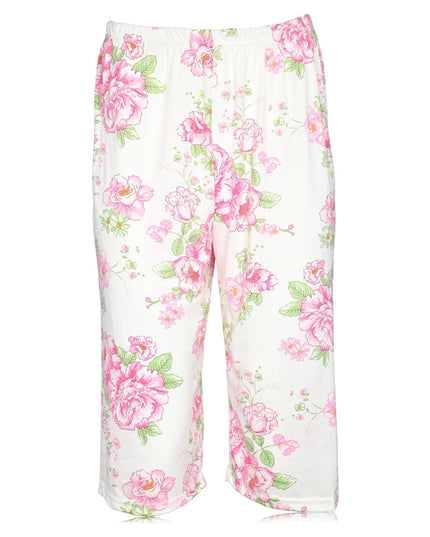 SIZE: XL - JEFFRICO Womens Pajamas For Women Capri Set Sleepwear Soft Pajamas