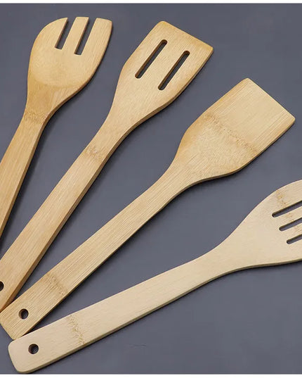Bamboo Cuisine Ustensiles Set - 5 Pieces: Elegance and Practice in your Cuisine