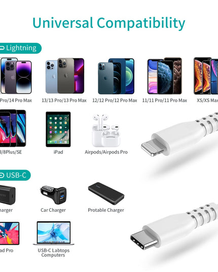 Apple Lightning to USB Cable (2 m): Fast Charging and Data Transfer