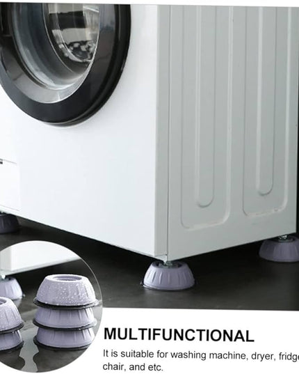 GOLDEN SAIL Healed Washing Machine Support Feet Noise Dampening TPU Glue Mats for Stable, Vibration-Free Performance