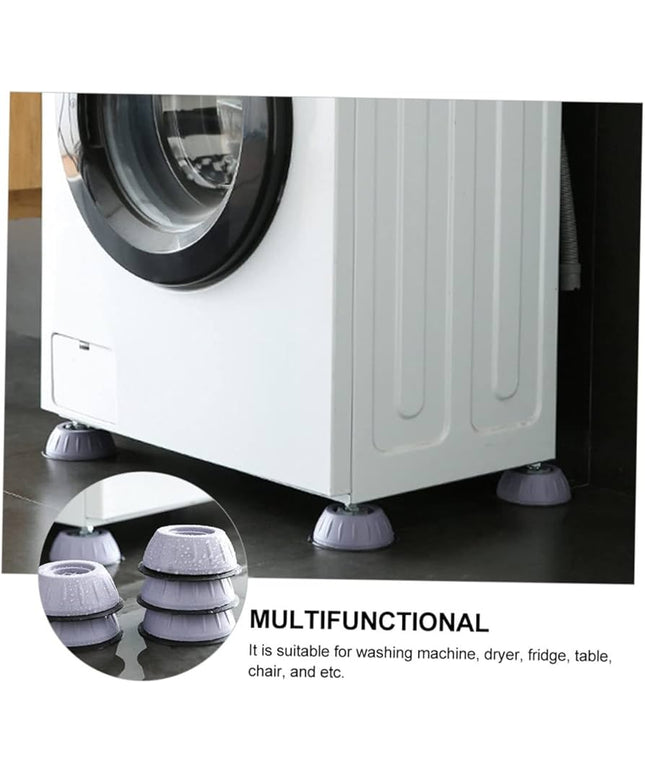GOLDEN SAIL Healed Washing Machine Support Feet Noise Dampening TPU Glue Mats for Stable, Vibration-Free Performance