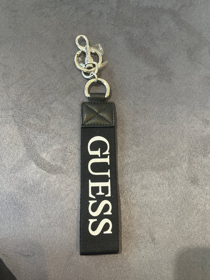 Guess Logo Webbing Keychain