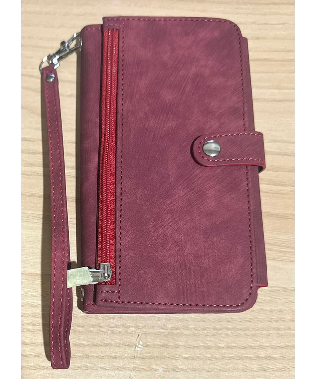 Venito leather Samsung Galaxy Note 10 snap-on flip back cover slip phone wallet case- Dusty Rose