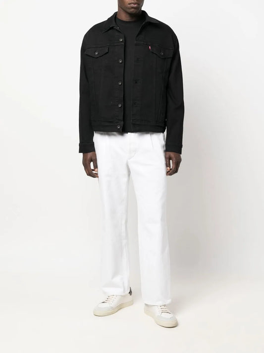 Levi'S Trucker Denim Black Jacket