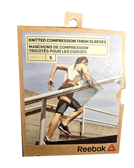 Reebok Knitted Compression Thigh Sleeves - Size Small