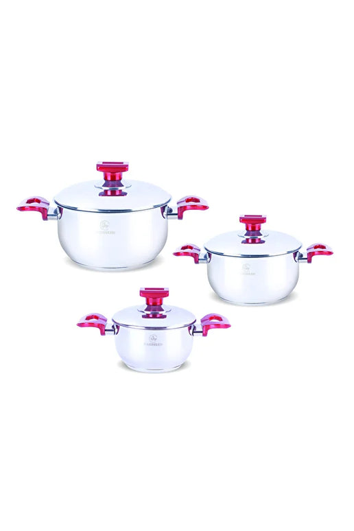 BYKARDELEN  MINI STEEL COOKWARE SET 14CM-16-18CM