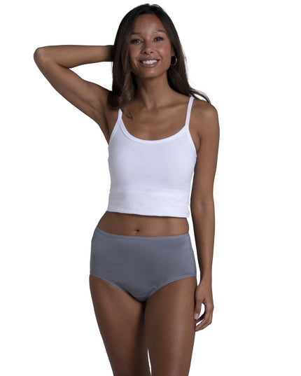 SIZE: 3XL - Fruit of the Loom Women's Microfiber Brief Underwear, 6-Pack