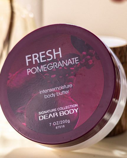 Dear Body Fresh Pomegranate set of 4 (Body Splash 236ML + Shower Gel 295 + Body Butter 200g + Hand Lotion 59ml),TD87590