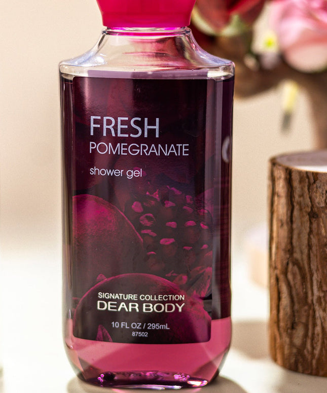 Dear Body Fresh Pomegranate set of 4 (Body Splash 236ML + Shower Gel 295 + Body Butter 200g + Hand Lotion 59ml),TD87590