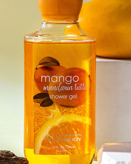 Dear Body Mango Mandarin Tutti set of 4 (Body Splash 236ML + Shower Gel 295 + Body Butter 200g + Hand Lotion 59ml),TD87690